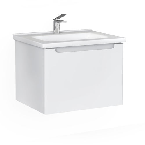 Тумба под раковину Raval Easy 60 подвесная белая / Eas.01.60/P/W/RL