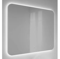 Зеркало Raval Ego 100x80 с подсветкой и часами / Ego.02.100/W/RL — 2