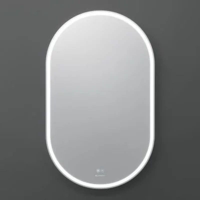 Зеркало Laparet Electra 45х80 (овал) влагостойкое, подсветка, диммер и антизапотевание