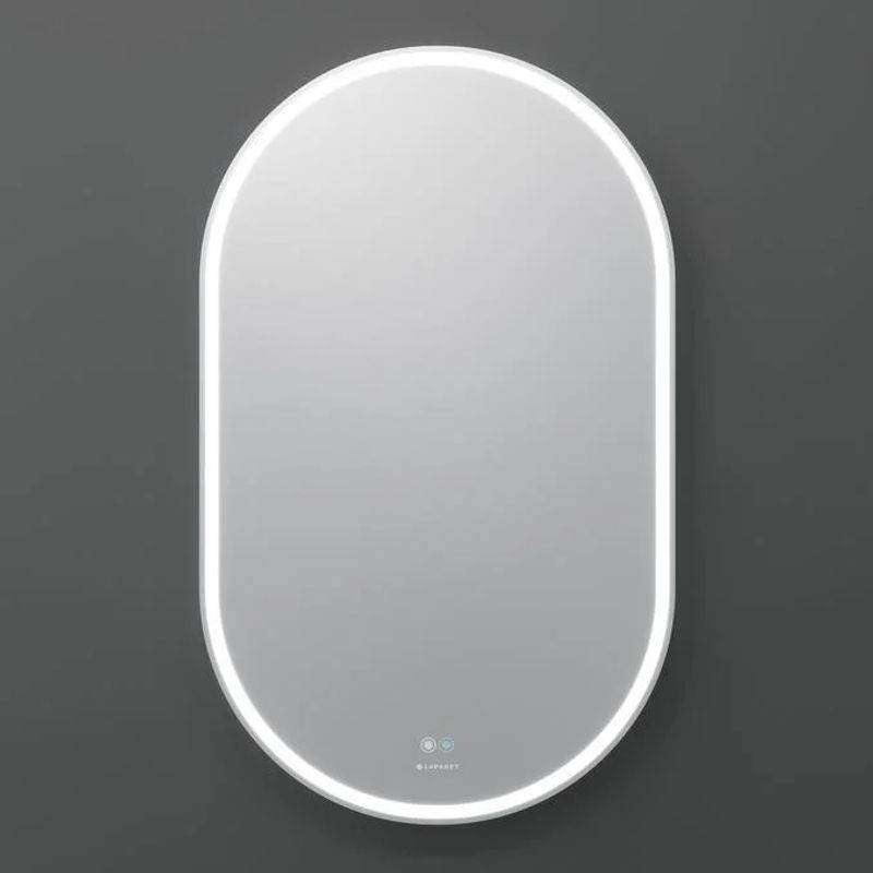 Зеркало Laparet Electra 45х80 (овал) влагостойкое, подсветка, диммер, без подогрева