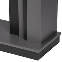 Каминокомплект Electrolux (очаг Electrolux Classic EFP/P-1020LS, портал Grado Classic) графит, черный — 4