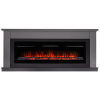 Каминокомплект Electrolux (очаг Electrolux Infinity EFP/P-1600ULS, портал Canto Long) графит, черный — 2