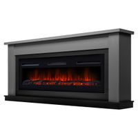 Каминокомплект Electrolux (очаг Electrolux Infinity EFP/P-1600ULS, портал Canto Long) графит, черный — 1