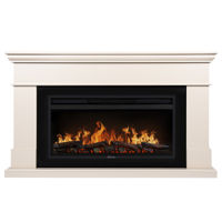 Каминокомплект Electrolux (очаг Electrolux EFP/P-3620LS, портал California 42/40/36) молочный — 2