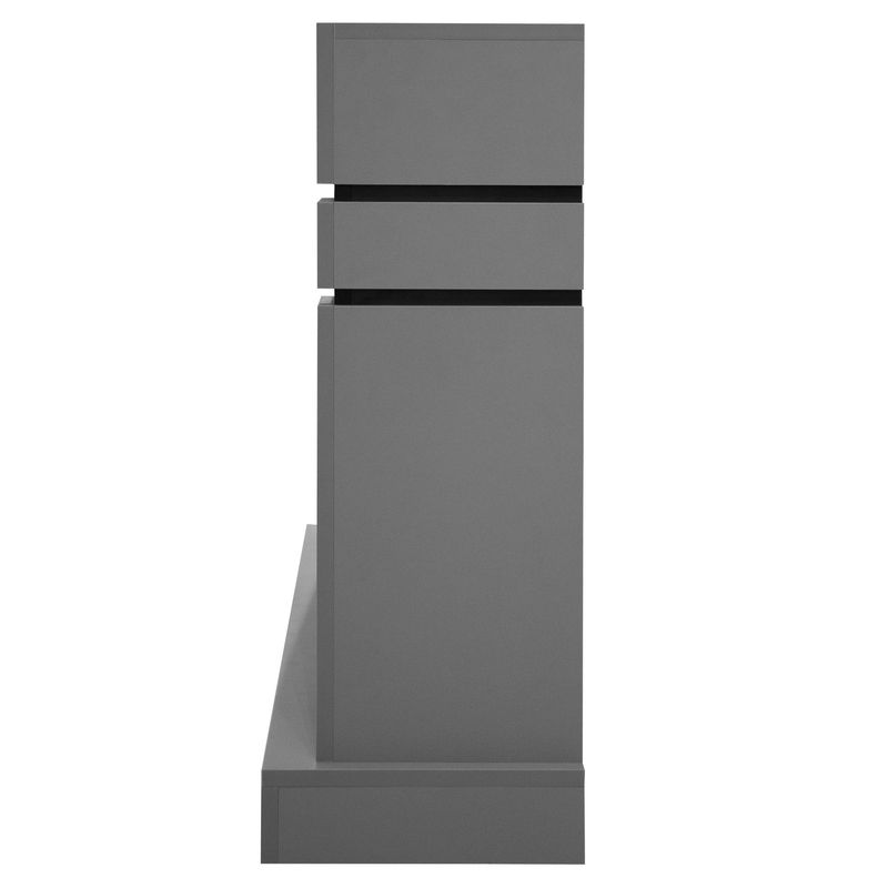 Каминокомплект Electrolux (очаг Electrolux EFP/P-3620LS, портал Lindos 42/40/36) светло-серый, р/в
