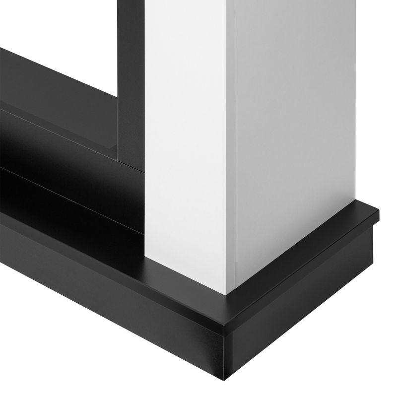 Каминокомплект Electrolux (очаг Electrolux Infinity EFP/P-1600ULS N, портал Canto Long) белый, черный