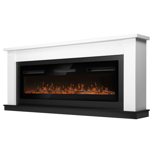 Каминокомплект Electrolux (очаг Electrolux Infinity EFP/P-1600ULS N, портал Canto Long) белый, черный
