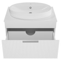 Тумба под раковину Brevita Enfida 70 подвесная 1 ящ. / ENF-06070-0141Я белая матовая эмаль — 3