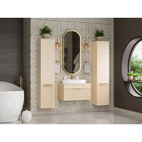 Тумба под раковину Brevita Enfida 70 подвесная 1 ящ. / ENF-06070-0341Я бежевая матовая эмаль — 5