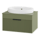 ENFIDA - 70 Тумба подвесная 1 ящ., зелёная матовая эмаль
