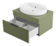 ENFIDA - 70 Тумба подвесная 1 ящ., зелёная матовая эмаль