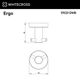 Крючок двойной WHITECROSS Ergo ER2212NIB (брашированный никель)