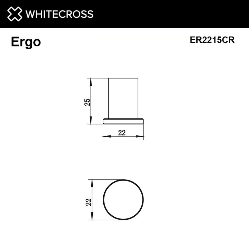 Крючок для ванной WHITECROSS Ergo ER2215CR (хром)