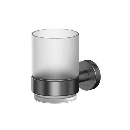 Стакан для зубных щеток WHITECROSS Ergo ER2230GM (оружейная сталь)