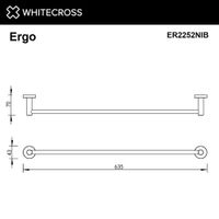 Держатель для полотенец WHITECROSS Ergo ER2252CR (хром) 600 мм — 2