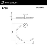 Держатель для полотенец WHITECROSS Ergo ER2254GL (золото) кольцо — 2