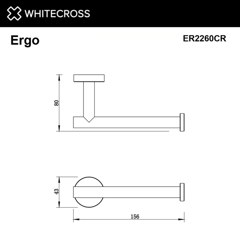 Держатель туалетной бумаги WHITECROSS Ergo ER2260CR (хром)