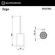 Ершик подвесной WHITECROSS Ergo ER2270CR (хром)