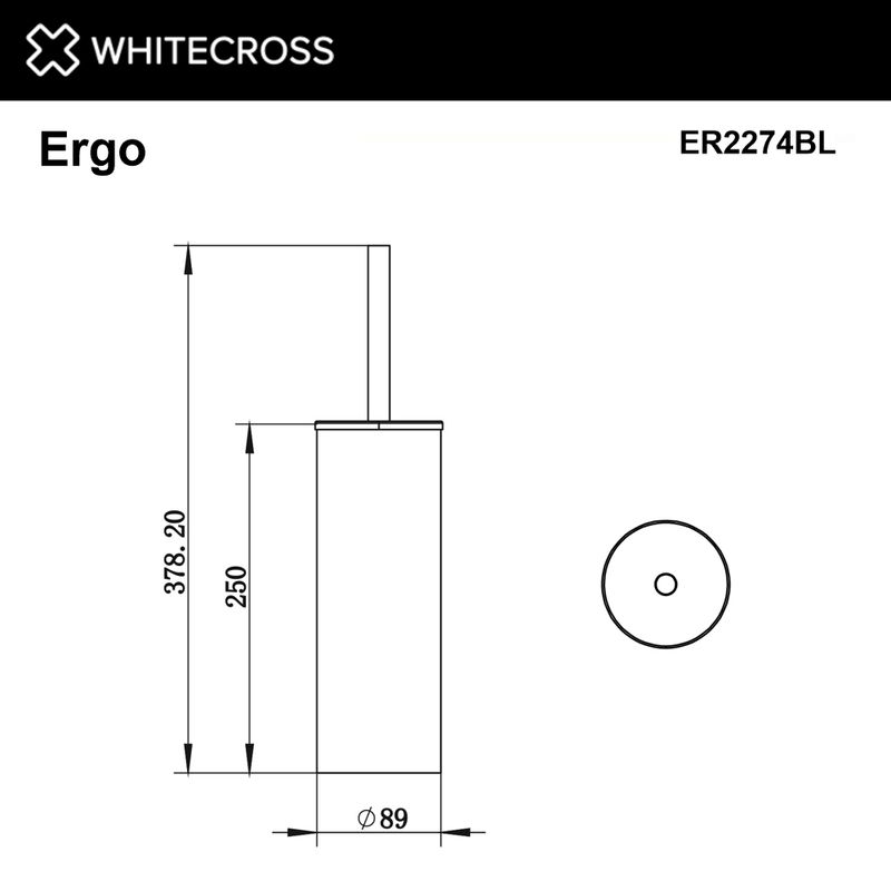 Ершик для унитаза WHITECROSS Ergo ER2274CR (хром)