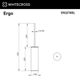 Ершик напольный WHITECROSS Ergo ø80 мм ER2276BL (черный мат)