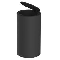 Мусорное ведро WHITECROSS Ergo 4 л. с крышкой ER2290BL (черный матовый) — 2