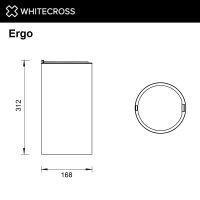 Мусорное ведро WHITECROSS Ergo 4 л. с крышкой ER2290CPB (брашированная медь) — 2