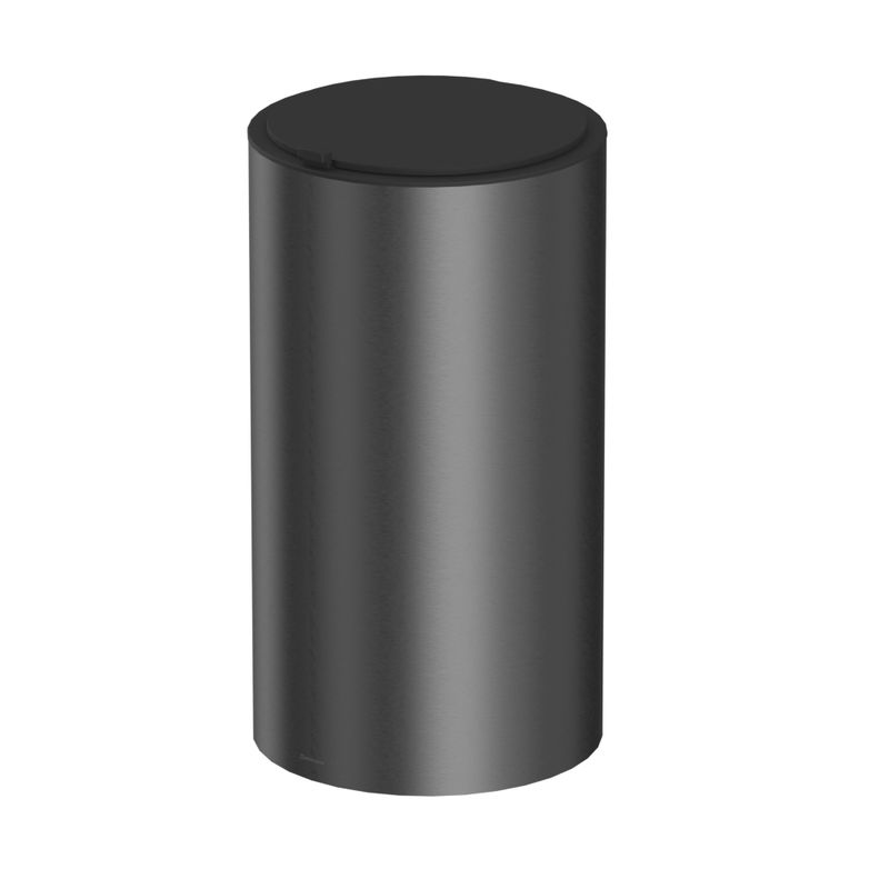 Мусорное ведро WHITECROSS Ergo 4 л. с крышкой ER2290GM (оружейная сталь)