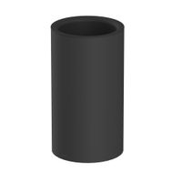 Мусорное ведро WHITECROSS Ergo 4 л. открытое ER2291BL (черный матовый) — 1