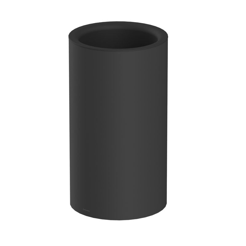 Мусорное ведро WHITECROSS Ergo 4 л. открытое ER2291BL (черный матовый)