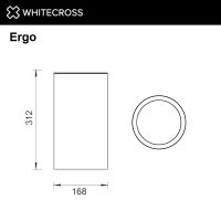 Мусорное ведро WHITECROSS Ergo 4 л. открытое ER2291CPB (брашированная медь) — 2