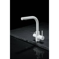 Смеситель для кухни Paulmark Essen Es213011-431TW(WH) белый матовый полностью — 2