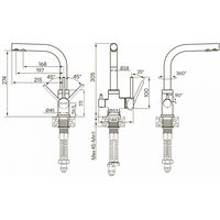 Смеситель для кухни Paulmark Essen Es213011-431TW(WH) белый матовый полностью — 10
