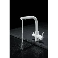 Смеситель для кухни Paulmark Essen Es213011-431TW(WH) белый матовый полностью — 3