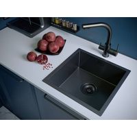 Смеситель для кухни Paulmark Essen Es213211-GM вороненая сталь — 3