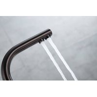 Смеситель для кухни Paulmark Essen Es213211-GM вороненая сталь — 7