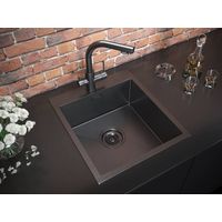 Смеситель для кухни Paulmark Essen Es213211-GM вороненая сталь — 4