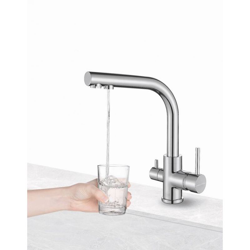 Смеситель для кухни Paulmark Essen Es213211-NI(BS) никель