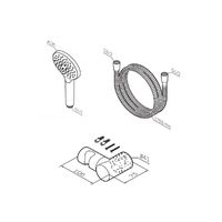 Душевой гарнитур AM.PM Like F0118000 хром — 4