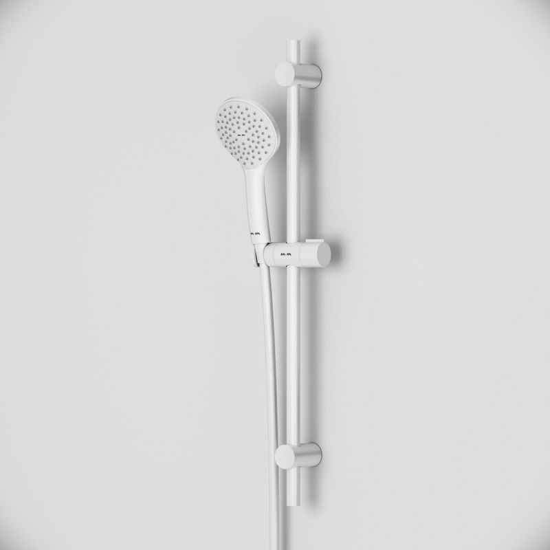 F0190033 Gem душ.комплект: ручн.душ 1 ф-ция d 110 мм, штанга 700, шланг 1 750 мм, белый, шт.