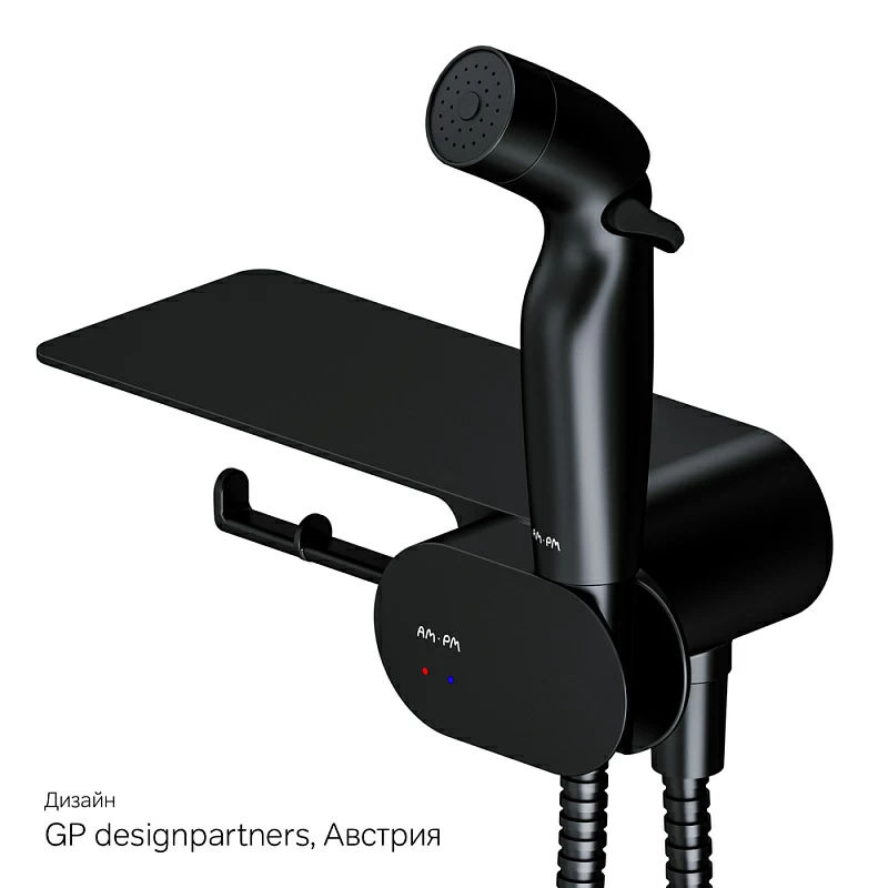 Встраиваемый гигиенический душ AM.PM Like F0202622 черный матовый