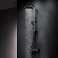 Душевая система AM.PM Inspire V2.0 F0750A422 черный матовый с термостатом — 3