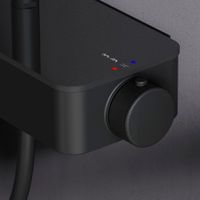 Душевая система AM.PM Inspire V2.0 F0750A422 черный матовый с термостатом — 5