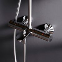 Душевас система AM.PM Like F0780564 хром с термостатом — 4