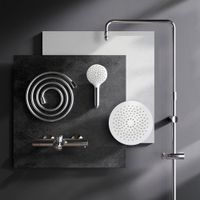 Душевас система AM.PM Like F0780564 хром с термостатом — 12