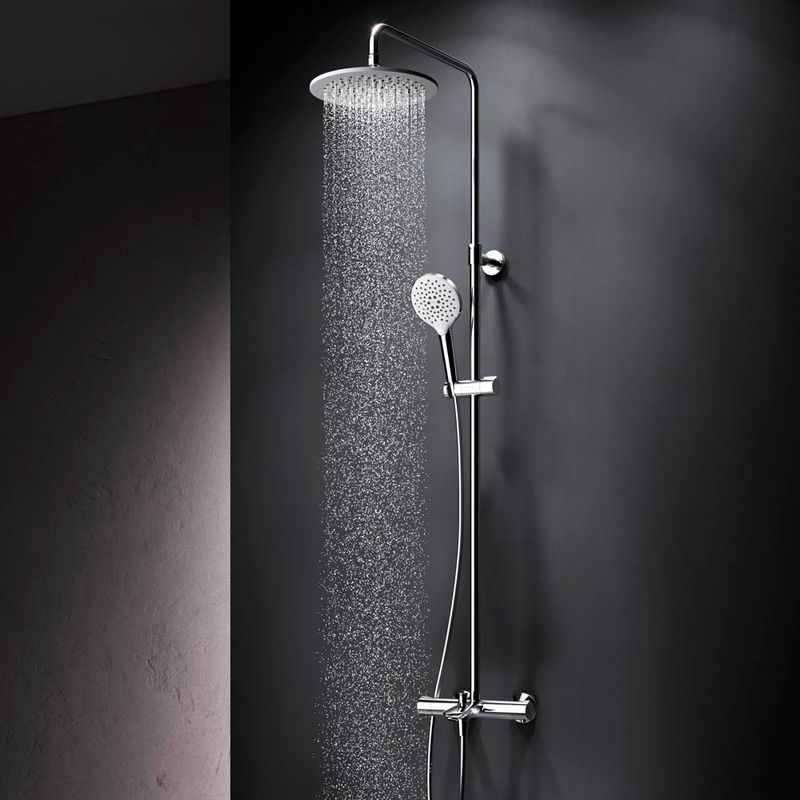 Душевас система AM.PM Like F0780564 хром с термостатом