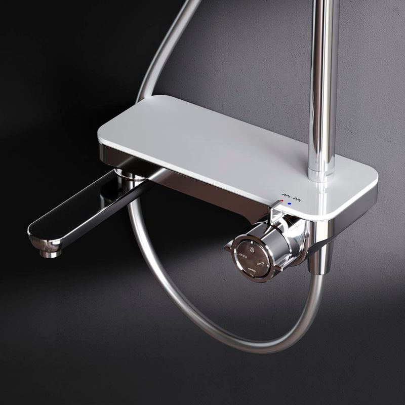 Душевая система AM.PM Like F0780700 со складным изливом хром