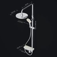 Душевая система AM.PM Like F0780700 со складным изливом хром — 11