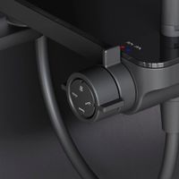 Душевая система AM.PM Like F0780722 со складным изливом черный матовый — 5