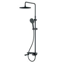 Душевая система AM.PM Like F0780722 со складным изливом черный матовый — 1