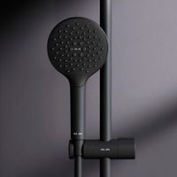 Душевая система AM.PM Like F0780722 со складным изливом черный матовый — 7